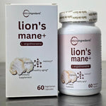 🦁 Lion's Mane + L-Ergothioneine | Memoria, Concentración y Salud Cerebral | 60 Cápsulas