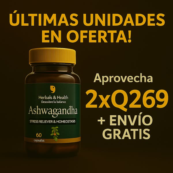 Oferta!! 🎁Ashwagandha Herbals & Health®