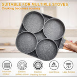 🍳 SARTÉN ANTIADHERENTE DE 4 PUESTOS