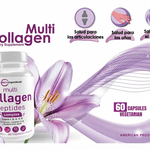 ✨ Multi Collagen Complex 8 en 1 | 5 Tipos de Colágeno | 60 Cápsulas
