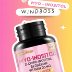 🌸 Myo-Inositol + D-Chiro Inositol | Equilibrio Hormonal y Bienestar Femenino | 60 Cápsulas