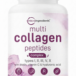 ✨ Multi Collagen Complex 8 en 1 | 5 Tipos de Colágeno | 60 Cápsulas