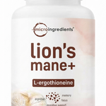 🦁 Lion's Mane + L-Ergothioneine | Memoria, Concentración y Salud Cerebral | 60 Cápsulas
