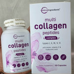 ✨ Multi Collagen Complex 8 en 1 | 5 Tipos de Colágeno | 60 Cápsulas