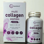 ✨ Multi Collagen Complex 8 en 1 | 5 Tipos de Colágeno | 60 Cápsulas