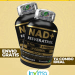 NAD + Resveratrol — Potenciador y Rejuvenecedor Celular
